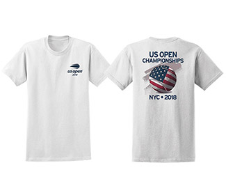 US Open 2018 Flag Ball Tee (M) Whit