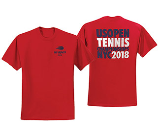US Open 2018 Bold Tee (M) Red