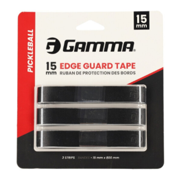 GAMMA 15mm Pickleball Edge Guard Tape (3x) (Black)