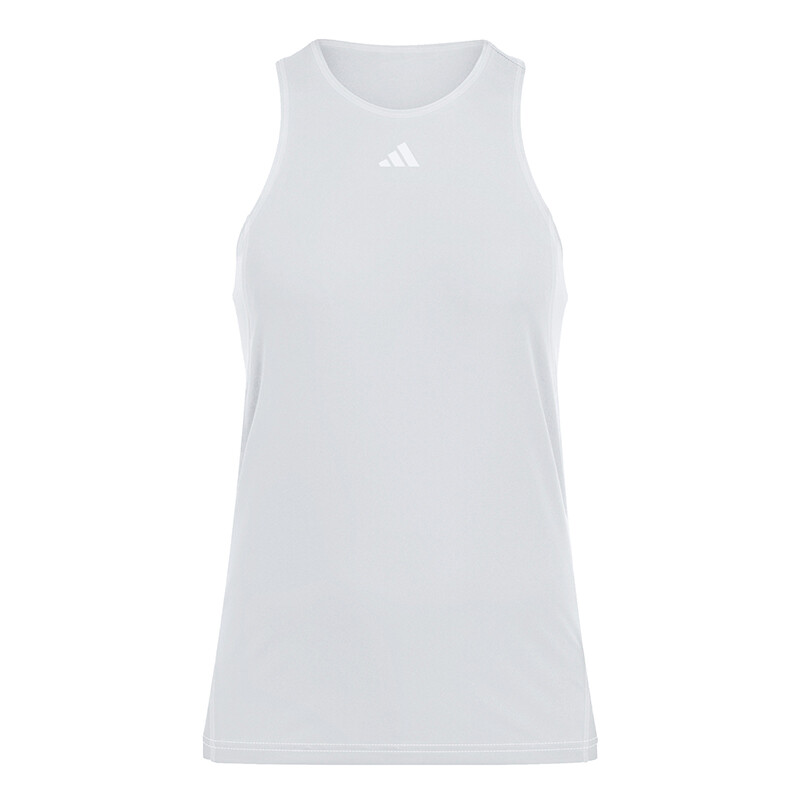 adidas Girls' Club Tank (White)