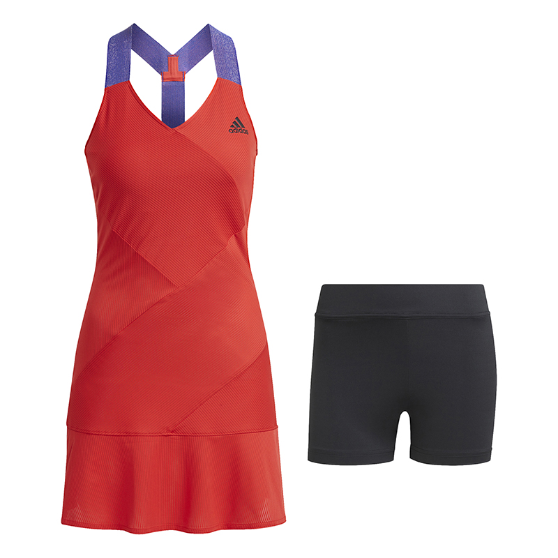 adidas Y Primeblue Dope Dye Dress (W) (Red)