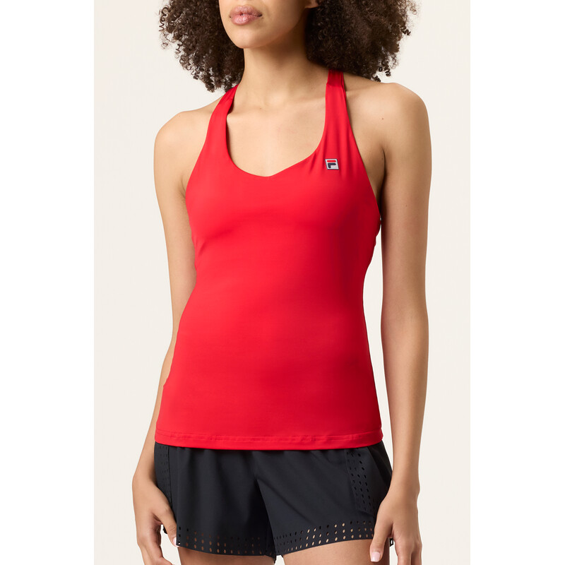 FILA Essentials Racerback Tank (W) (Red)