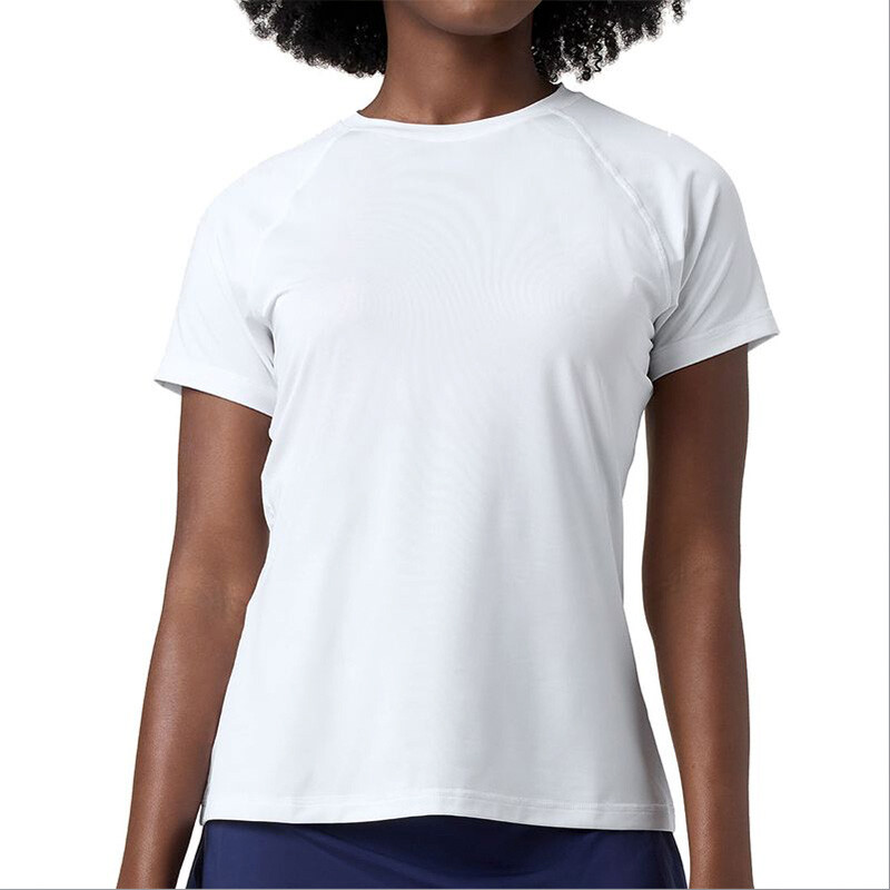 FILA Essentials Mesh Back Short Sleeve Top (W) (White)