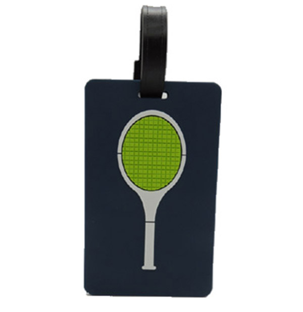 Tennis Bag Tags "Racquet" (1x)
