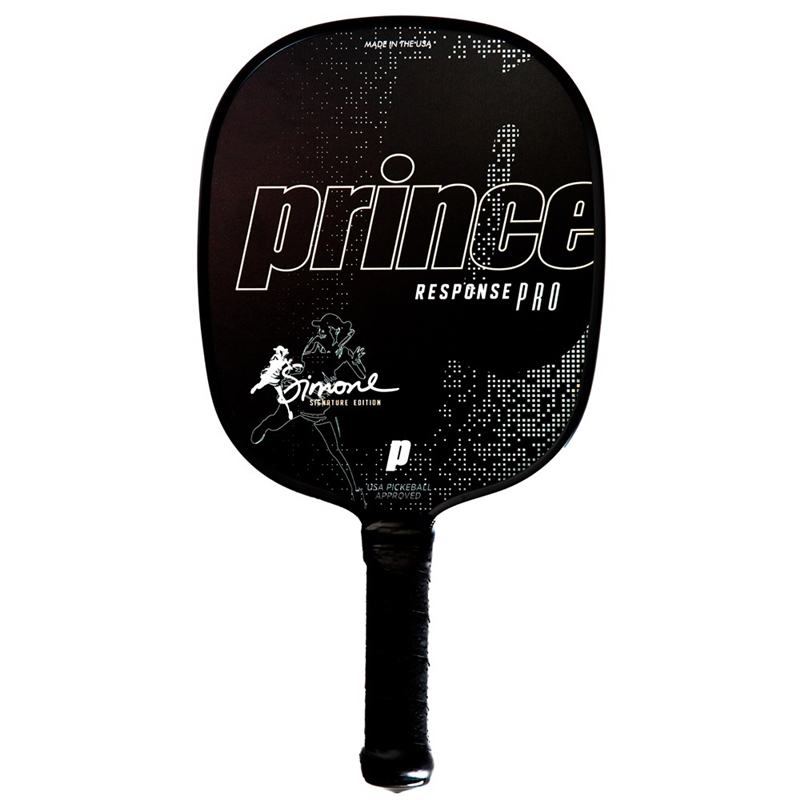 Prince Response Pro Simone Jardim Thin Grip Pickleball Paddle (Black)