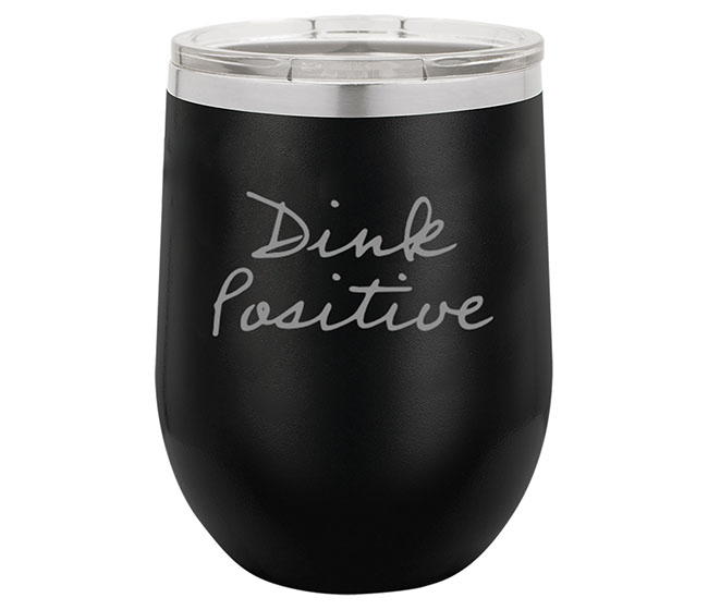 Stemless 12 oz. Wine Tumbler (Positive)